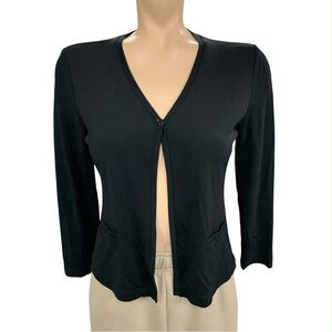 Black V-Neck Cardigan Size S